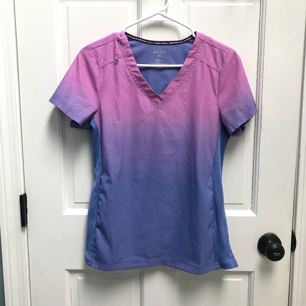 Koi Lite Ombré Scrub Top
